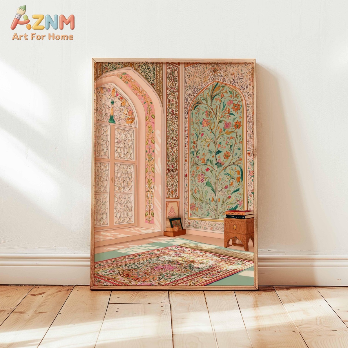 Home Decor Ramadan - Islamic Mosque Architecture Canvas Print Poster