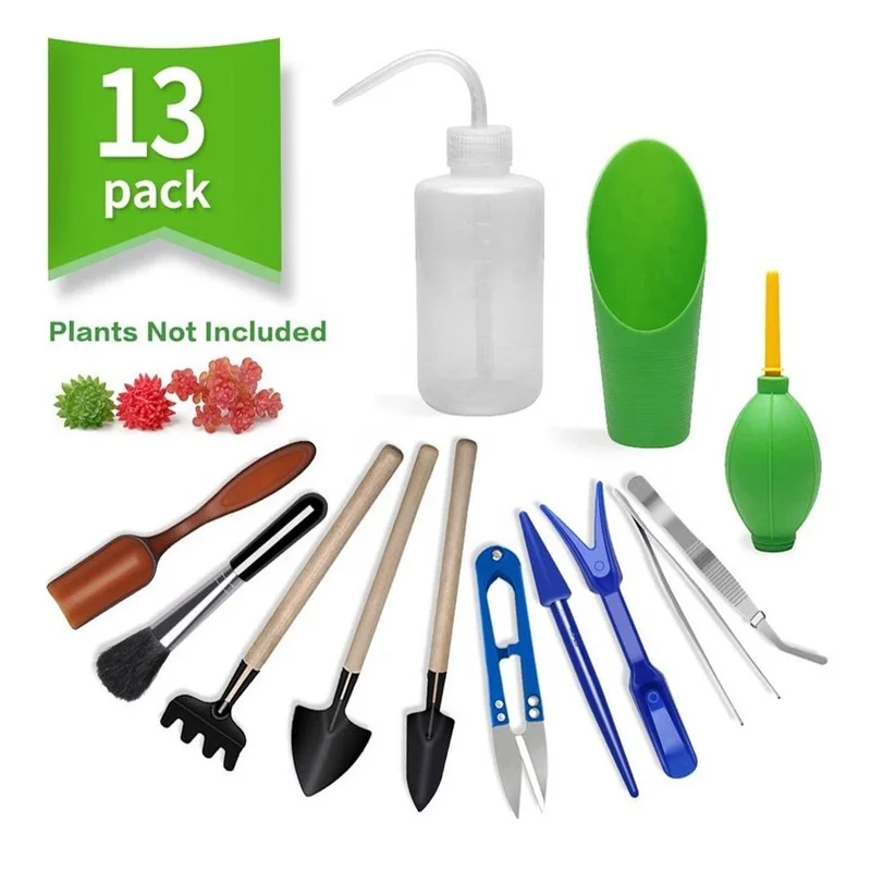 Succulent Planter Pot - 13Pcs Garden Planter Kit DIY Sowing
