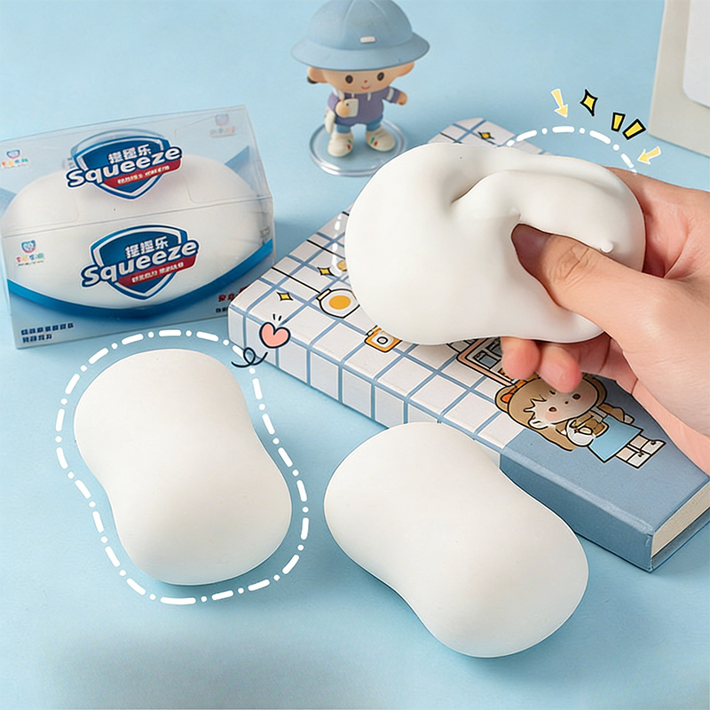 Home Decor White - Soft Fake White Soap Squishy Slime