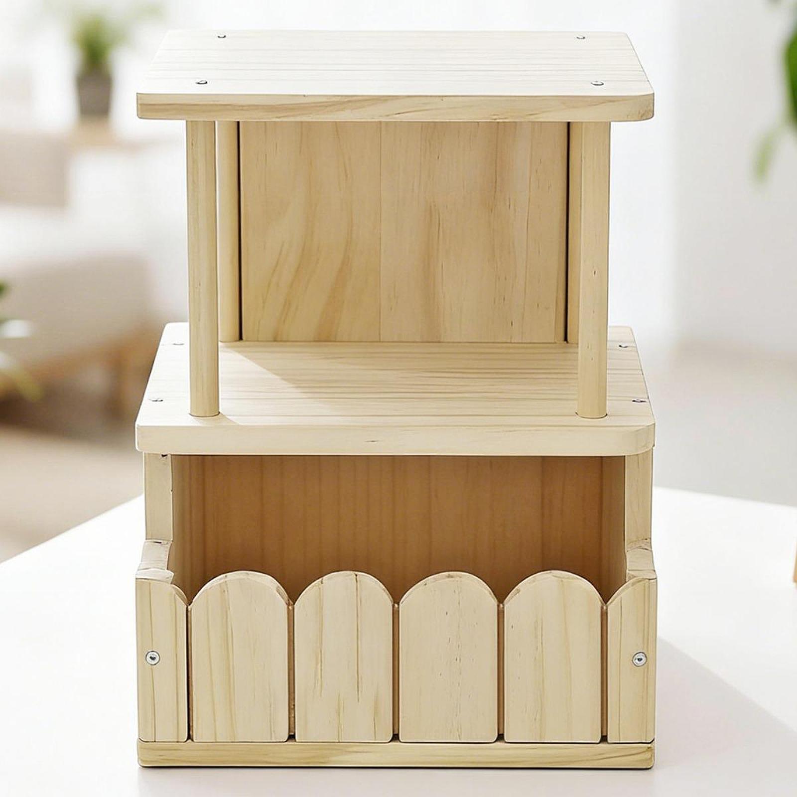 Home Decor Habitat - Chinchillas House Wooden Hideout DIY Assembly