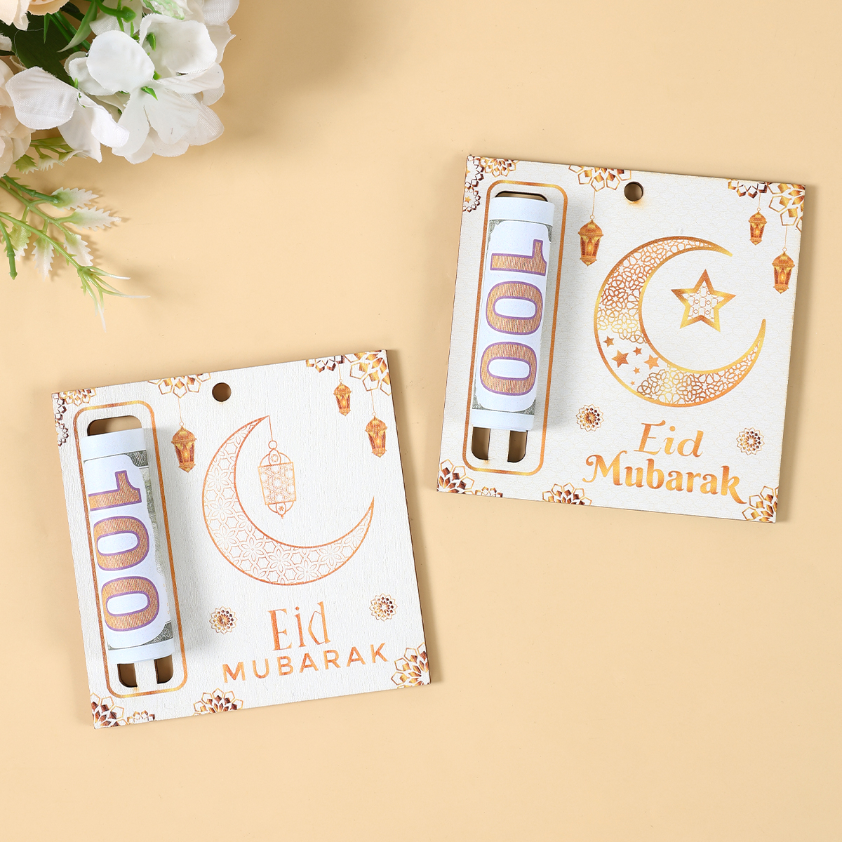 Home Decor Ramadan - EID Mubarak Decoration Money Cards Ramadan