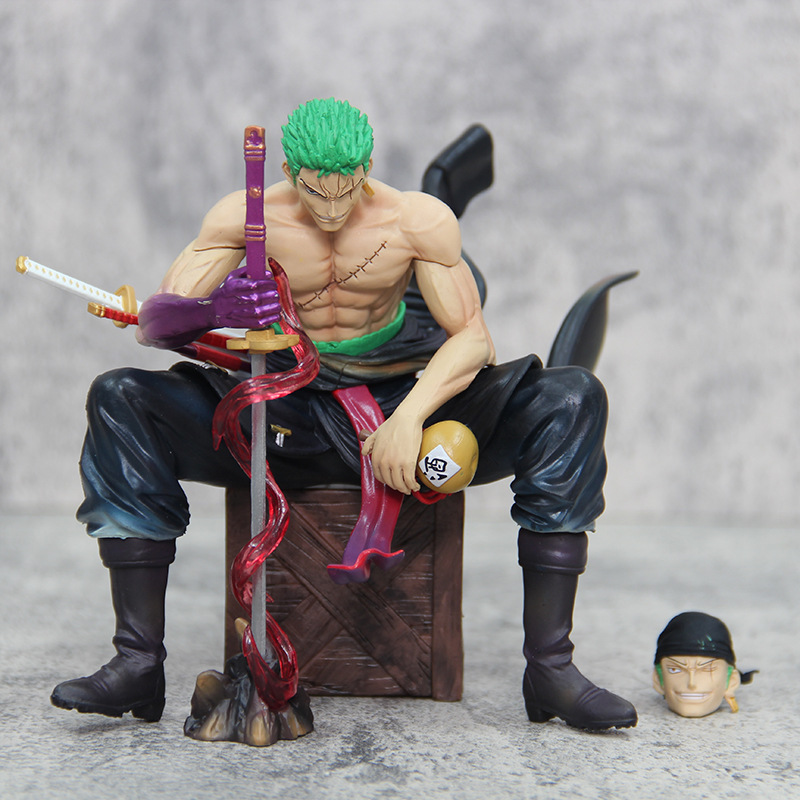 Home Decor Online - 15cm One Piece Zoro Anime Figures