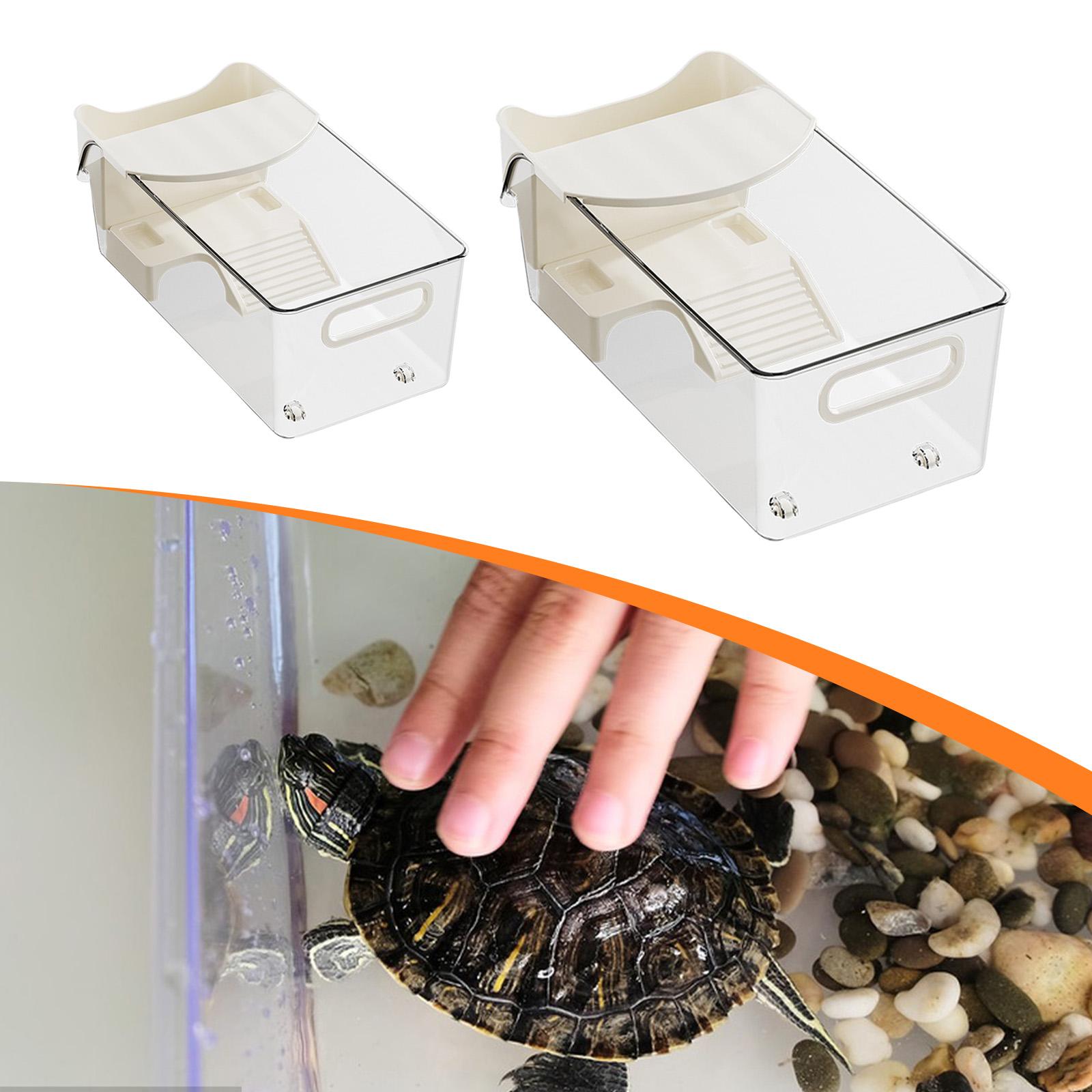 Home Decor Habitat - Turtle Tank with Basking Platform Reptile