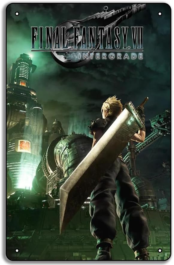 Final Fantasy VII Game Poster  - Home Decor Game reseña y precio