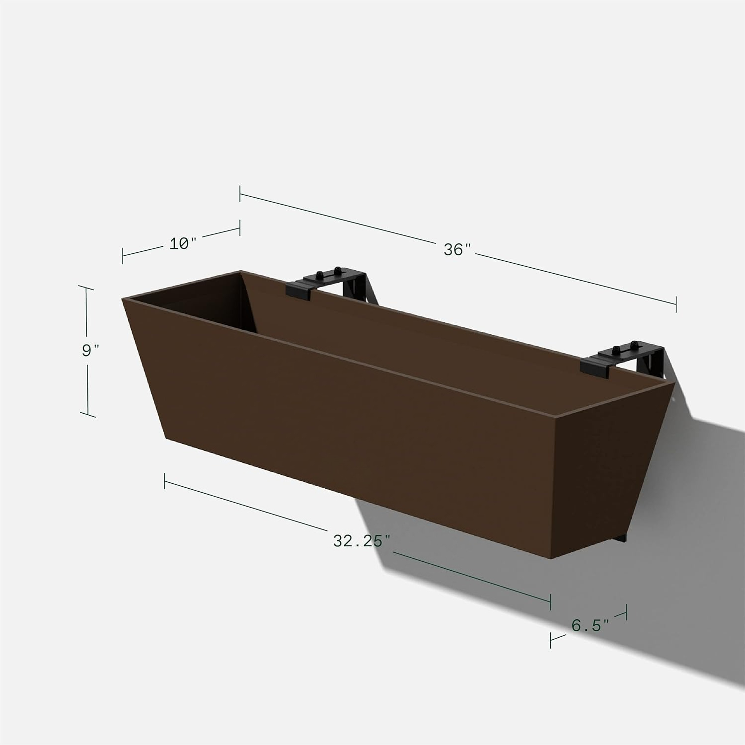 Railing Planter, Plastic Hangi - Succulent Planter Pot reseña y precio