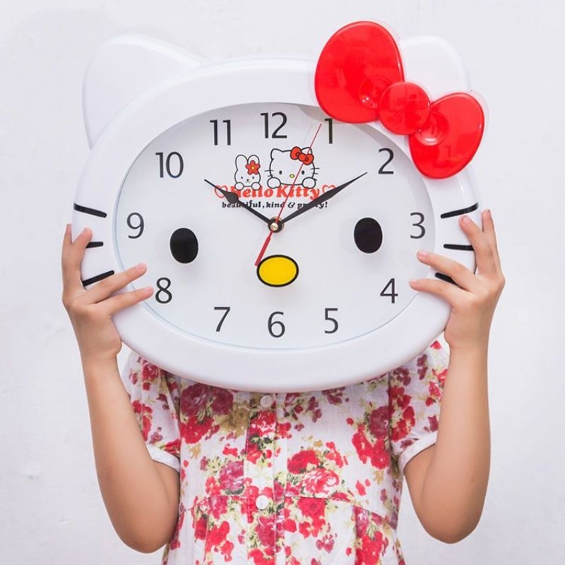 Cute Sanrio HelloKitty Silent  - Home Decor Online reseña y precio