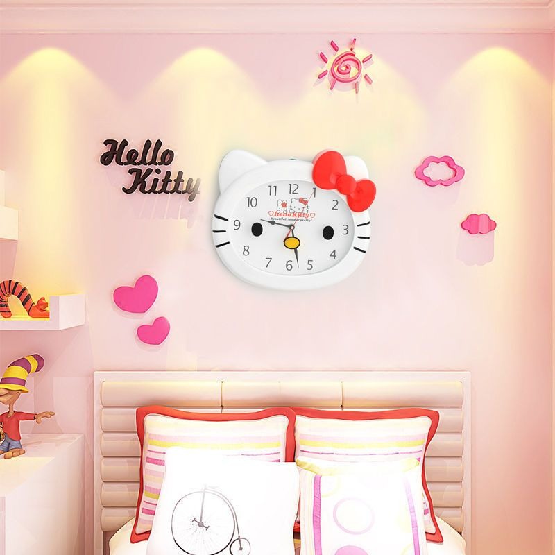 Cute Sanrio HelloKitty Silent  - Home Decor Online reseña y precio