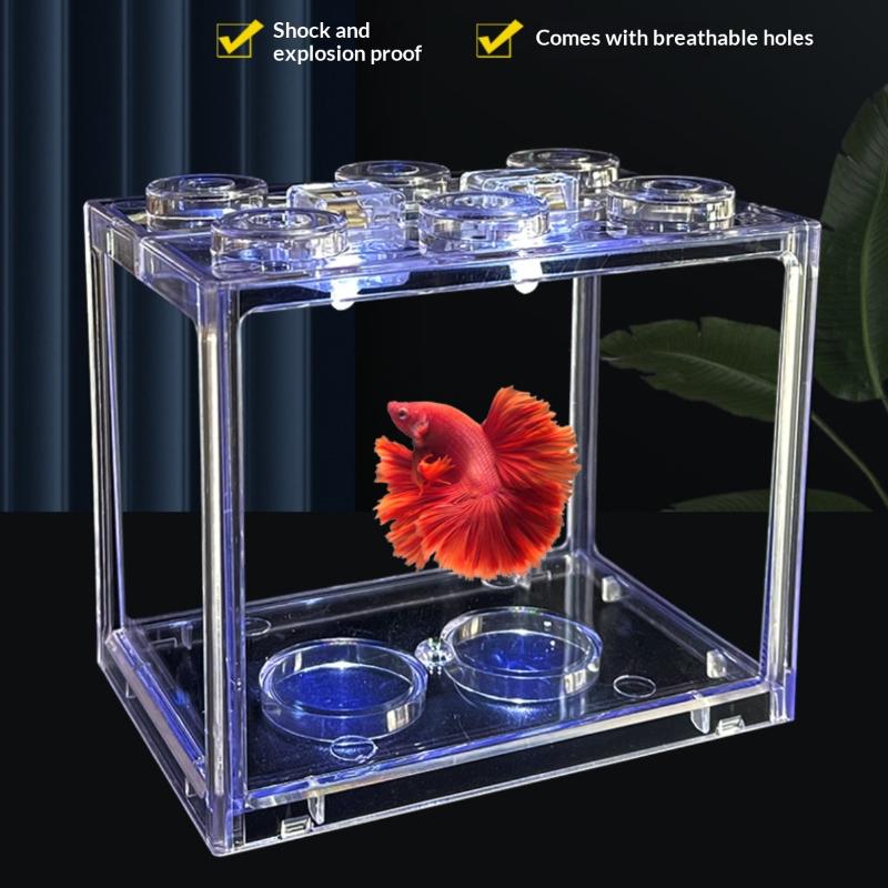 Stackable Mini Fish Tank Acryl - Home Decor Habitat reseña y precio