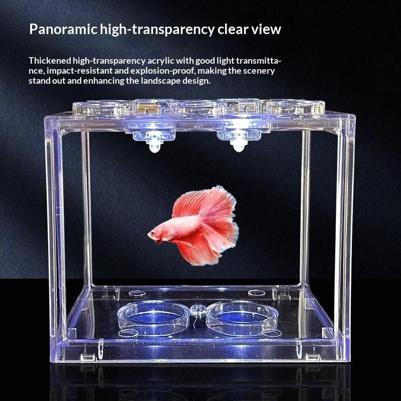 Stackable Mini Fish Tank Acryl - Home Decor Habitat reseña y precio