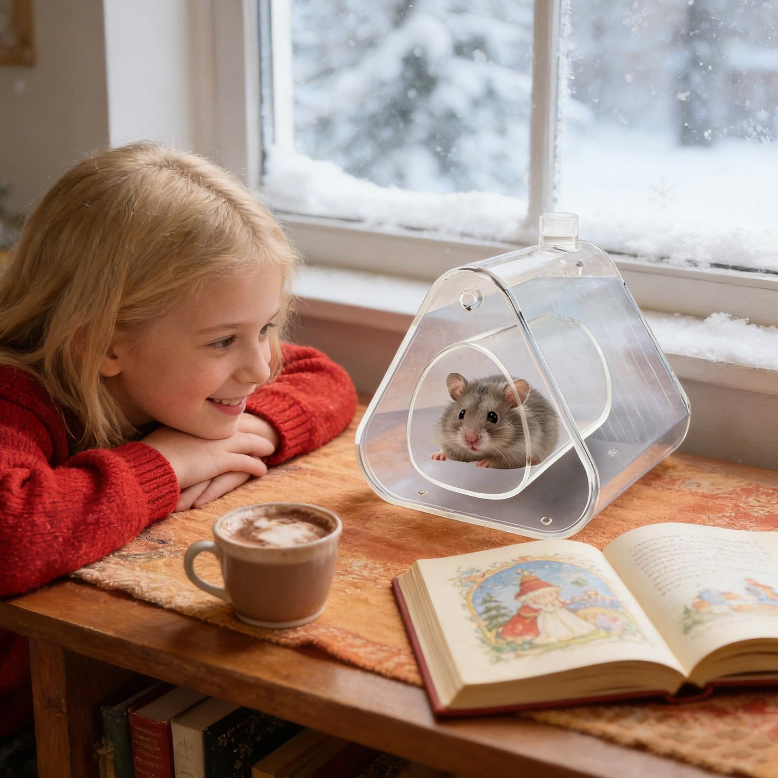 Hamster Cooler House Full Tran - Home Decor Habitat reseña y precio