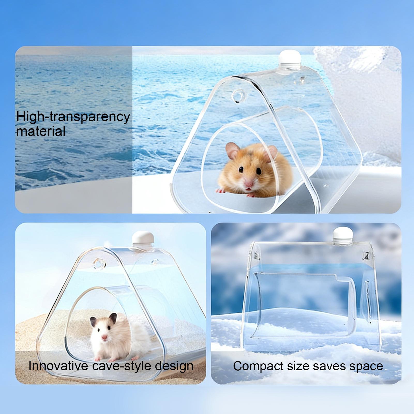 Hamster Cooler House Full Tran - Home Decor Habitat reseña y precio