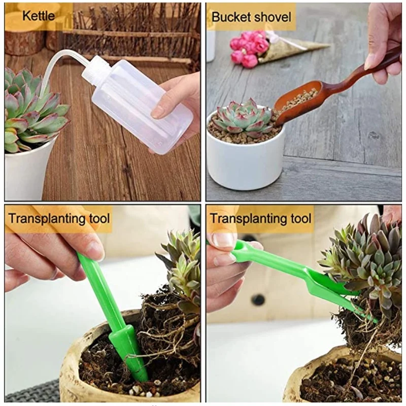 13Pcs Garden Planter Kit DIY S - Succulent Planter Pot reseña y precio