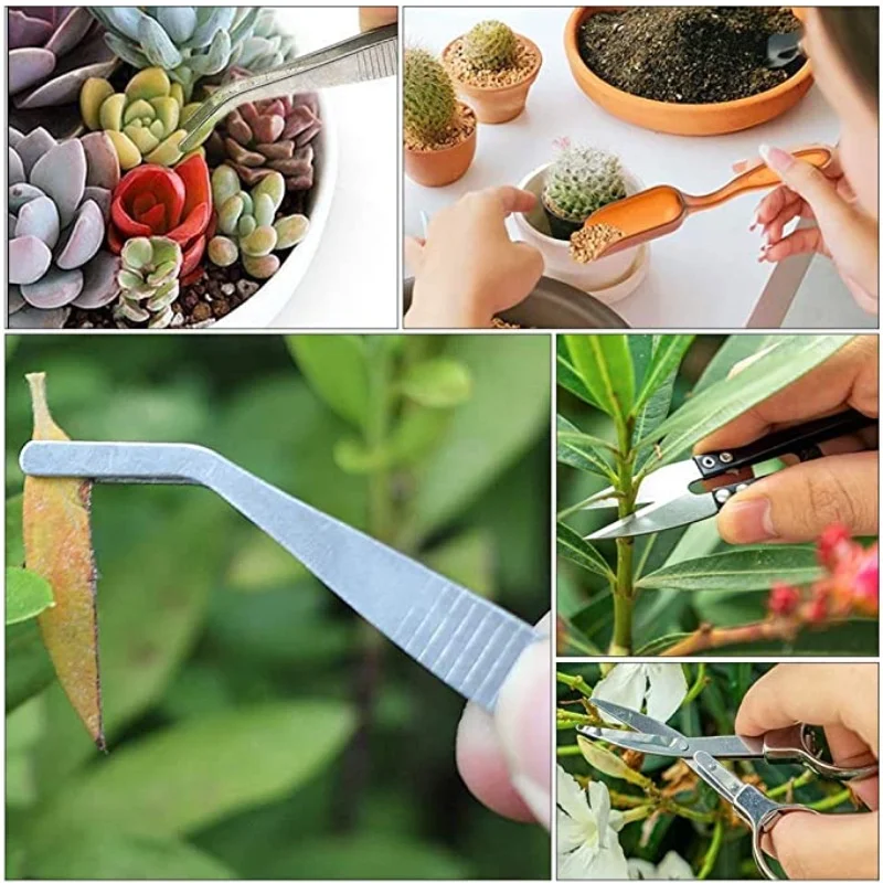 13Pcs Garden Planter Kit DIY S - Succulent Planter Pot reseña y precio