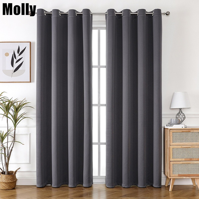 One Pane Light-Blocking Solid  - Home Decor Curtains reseña y precio