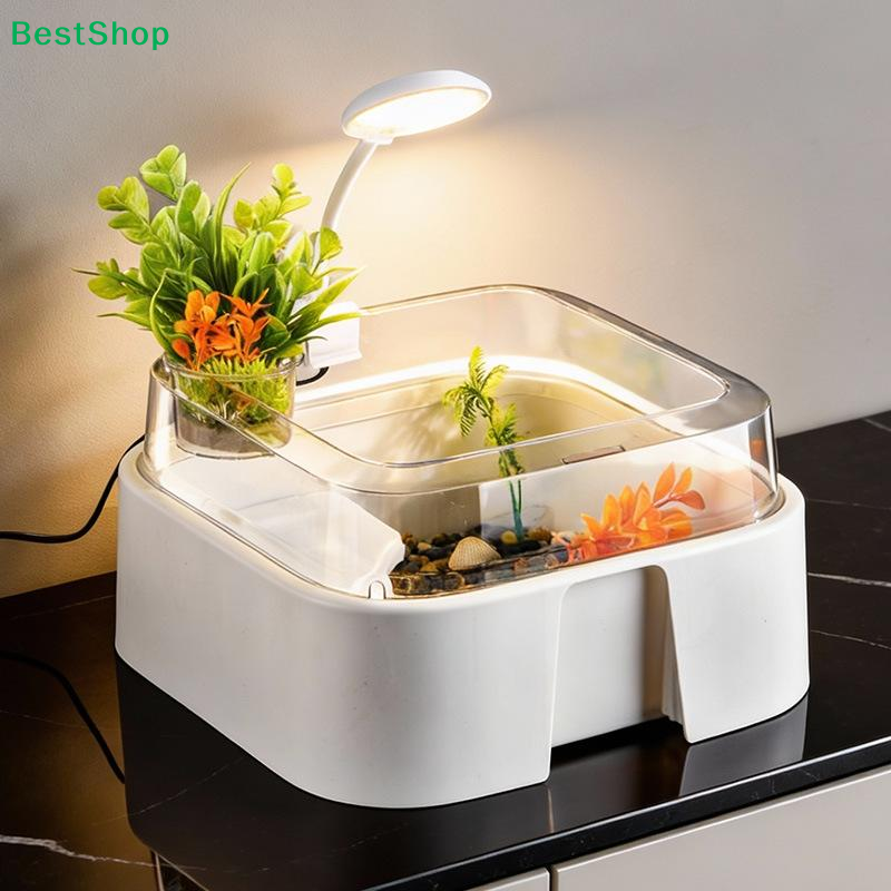 ♩Transparent Turtle Tank Home  - Home Decor Habitat reseña y precio