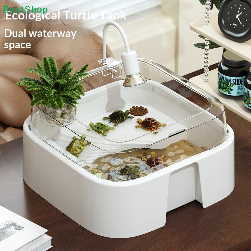 ♩Transparent Turtle Tank Home  - Home Decor Habitat reseña y precio