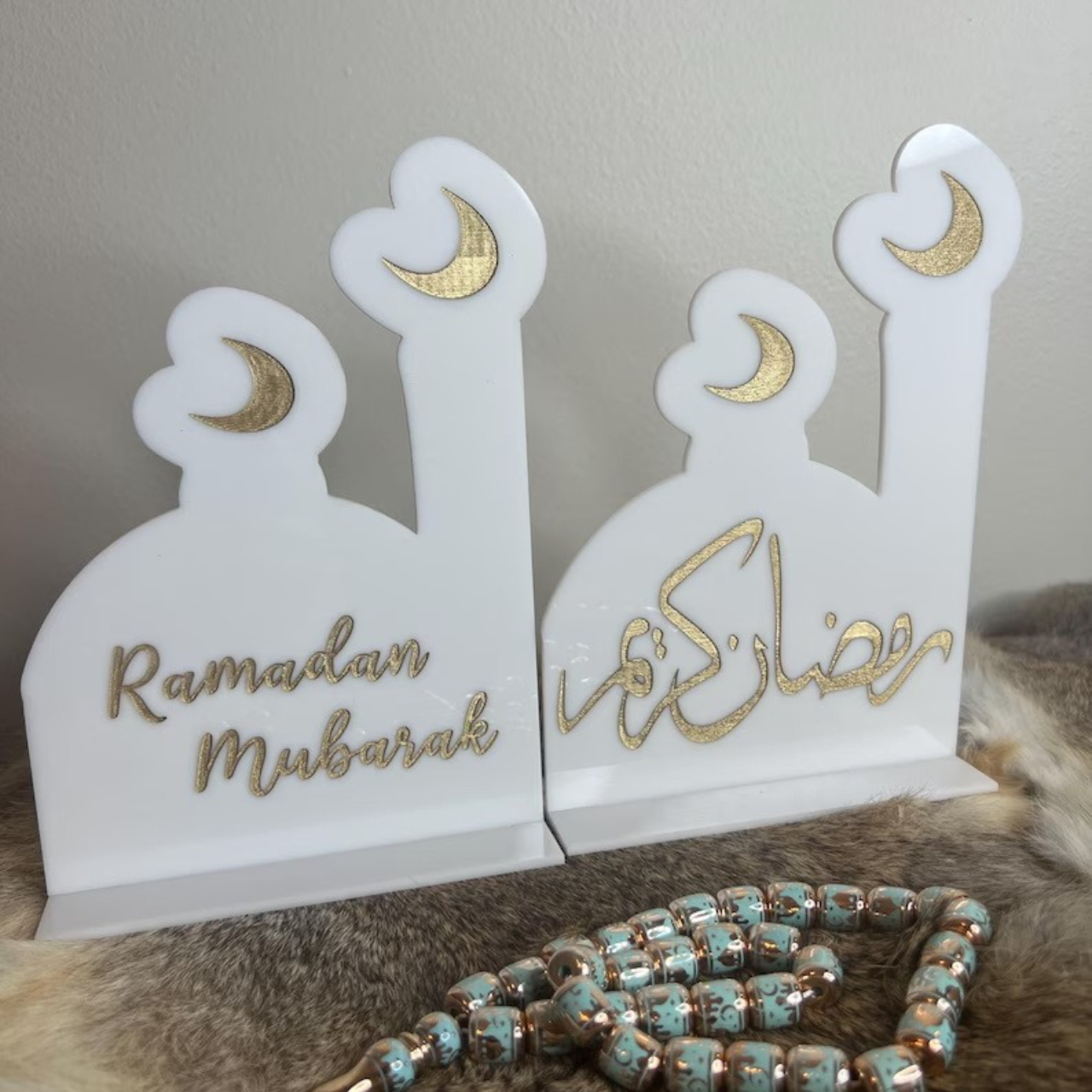 Ramadan Mubarak Acrylic Sign | - Home Decor Ramadan reseña y precio