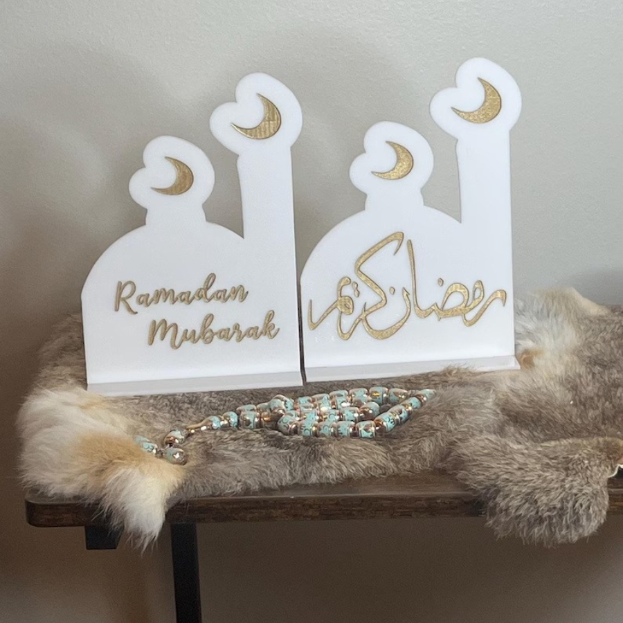 Ramadan Mubarak Acrylic Sign | - Home Decor Ramadan reseña y precio
