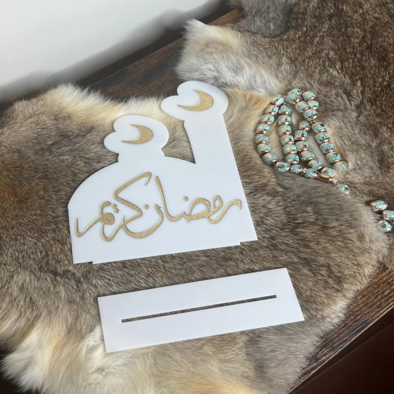 Ramadan Mubarak Acrylic Sign | - Home Decor Ramadan reseña y precio