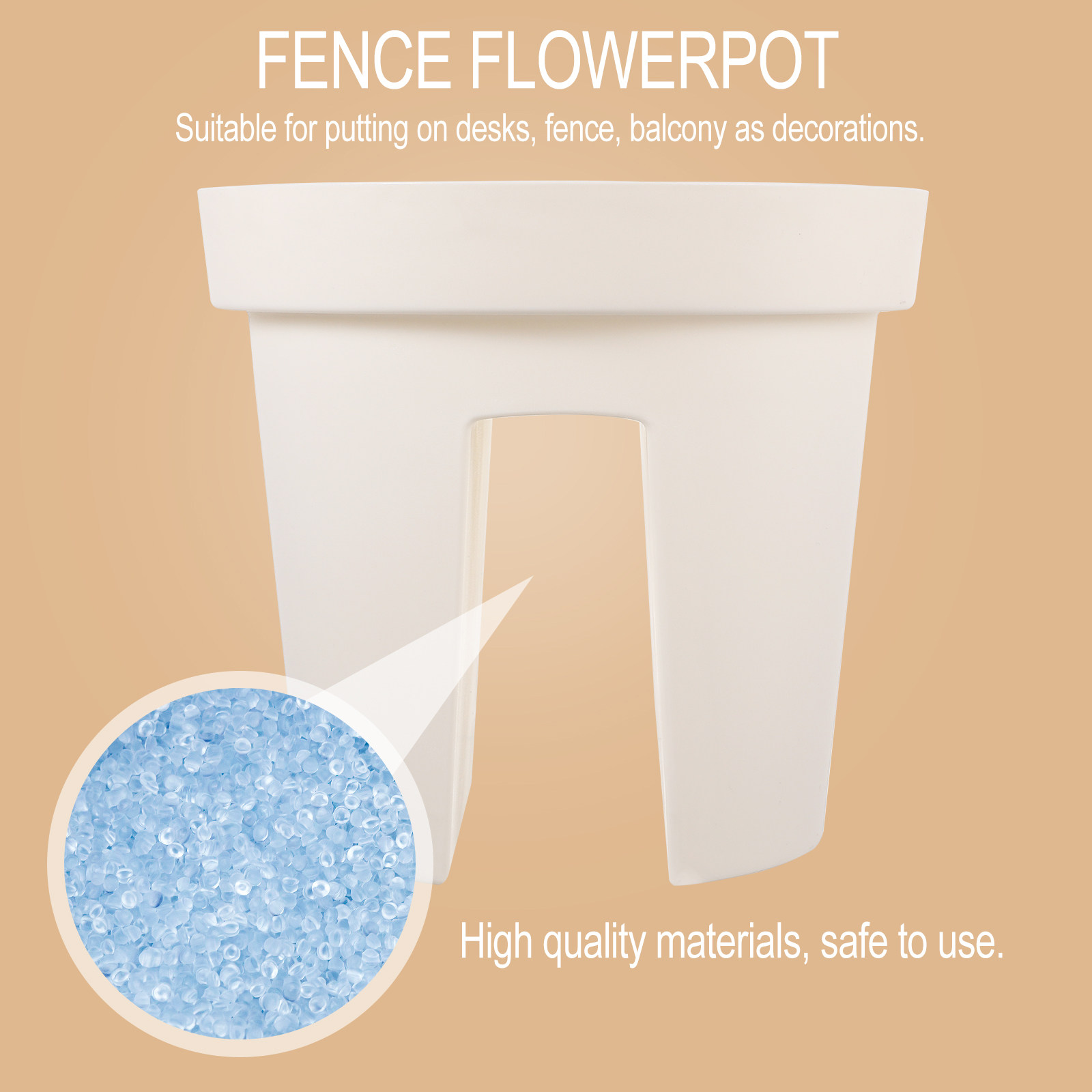 1Pcs Creative Fence Flowerpot  - Succulent Planter Pot reseña y precio