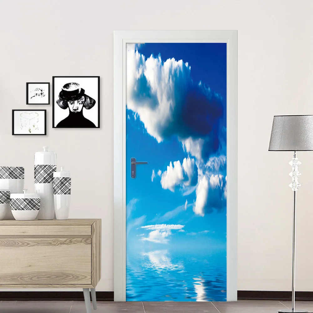 3D Sea View Beach Sea Gate sti - Home Decor On Sale reseña y precio
