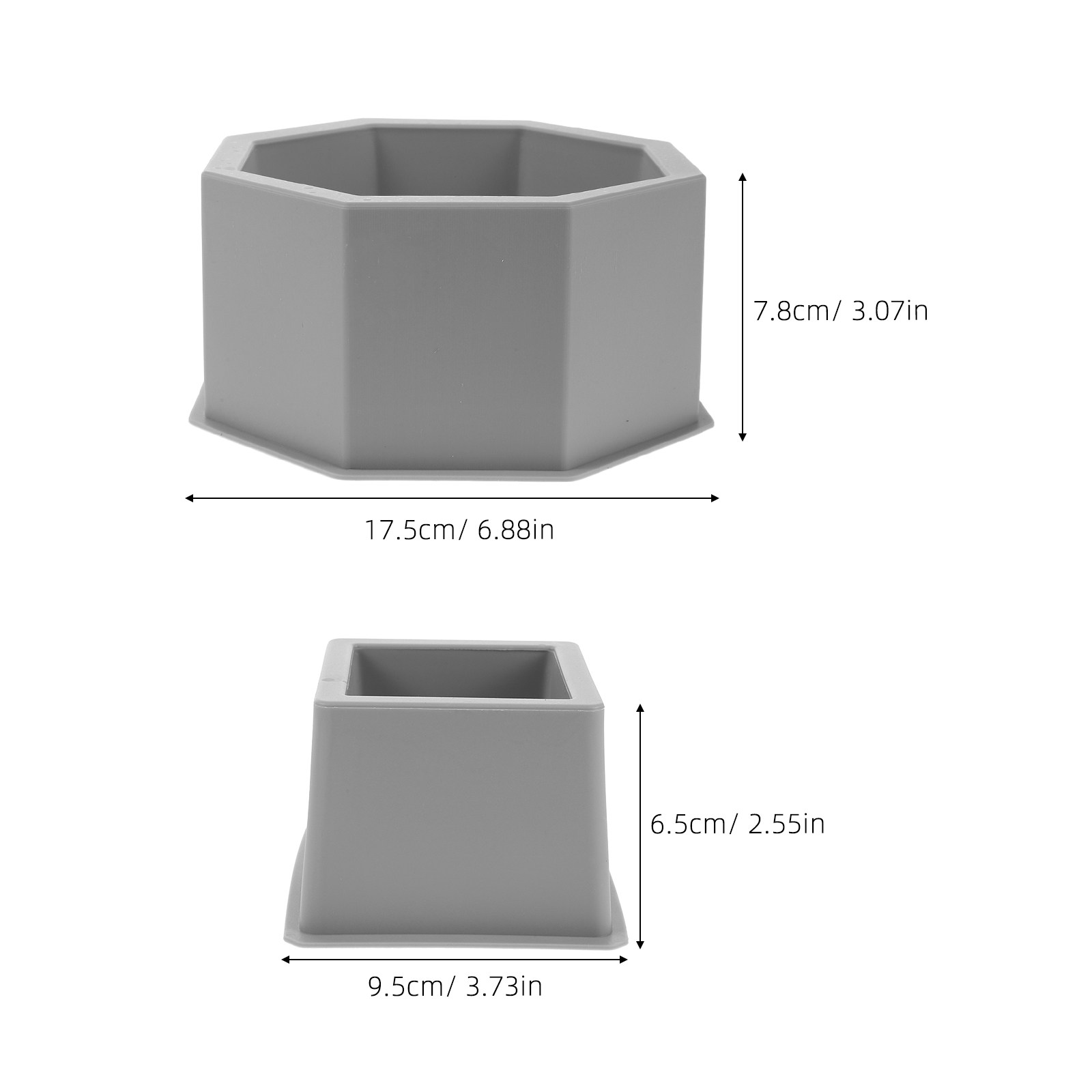 2Pcs Silicone Cement Plant Pot - Succulent Planter Pot reseña y precio