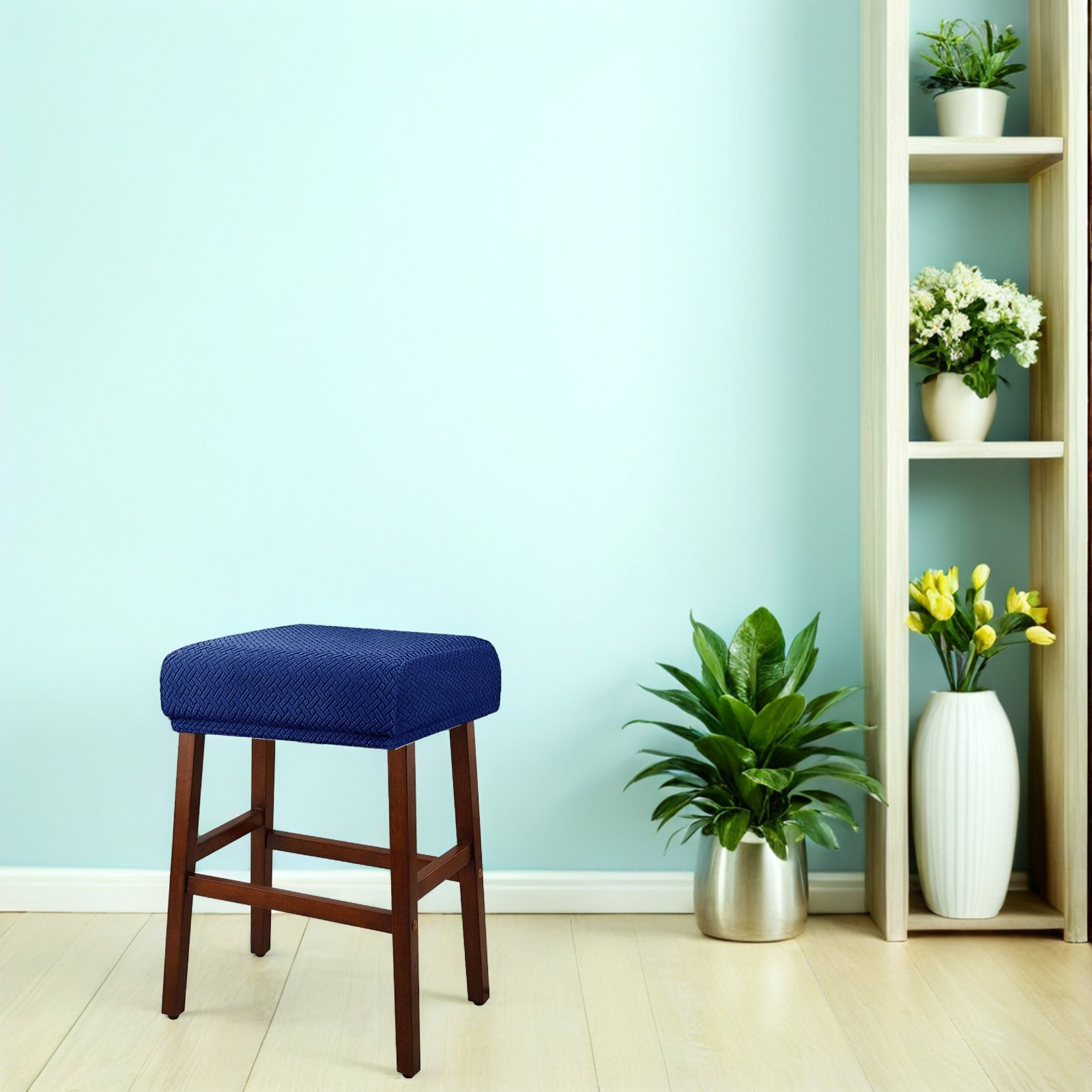 Rectangle Stool Cover Elastic  - Home Decor Sofa reseña y precio
