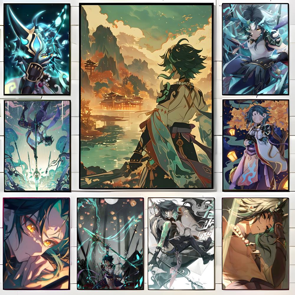 Game Genshin Xiao Poster Canva - Home Decor Game reseña y precio