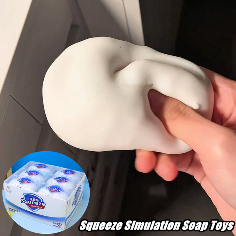 Soft Fake White Soap Squishy S - Home Decor White reseña y precio