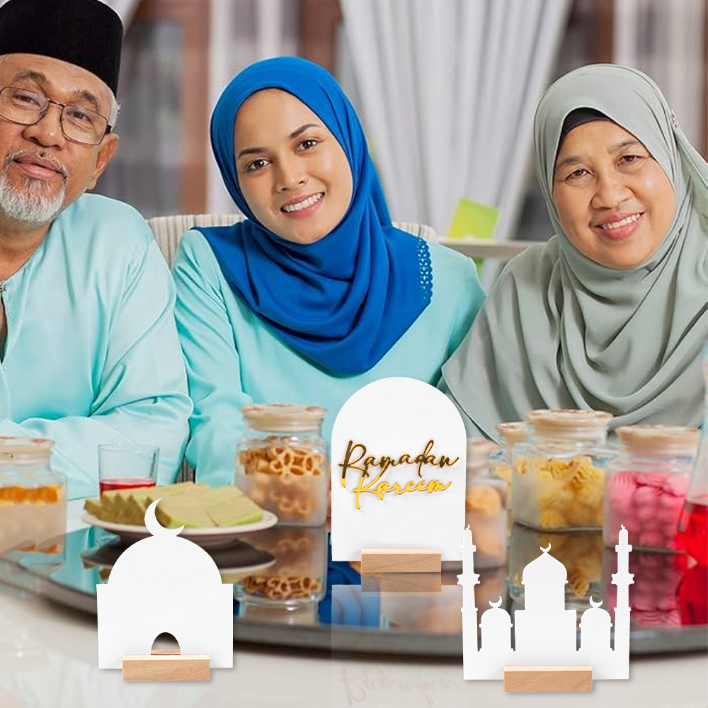 3Pcs Ramadan Kareem Islamic Mo - Home Decor Ramadan reseña y precio