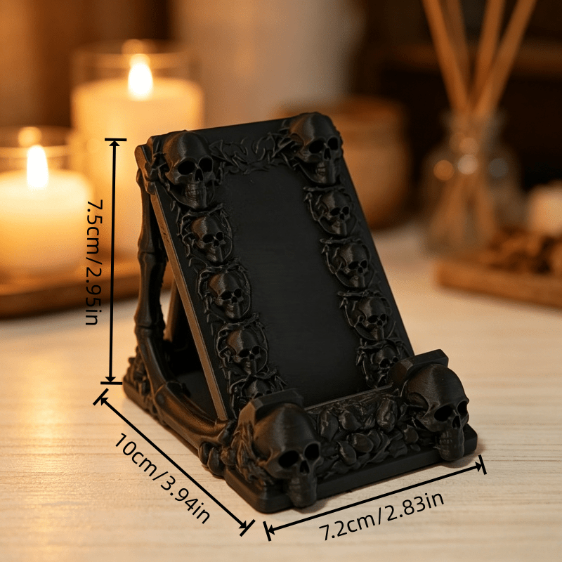 One 3D-printed Gothic skull ph - Home Decor Game reseña y precio