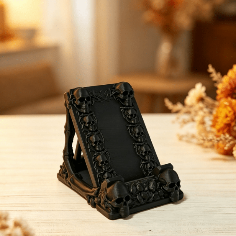 One 3D-printed Gothic skull ph - Home Decor Game reseña y precio