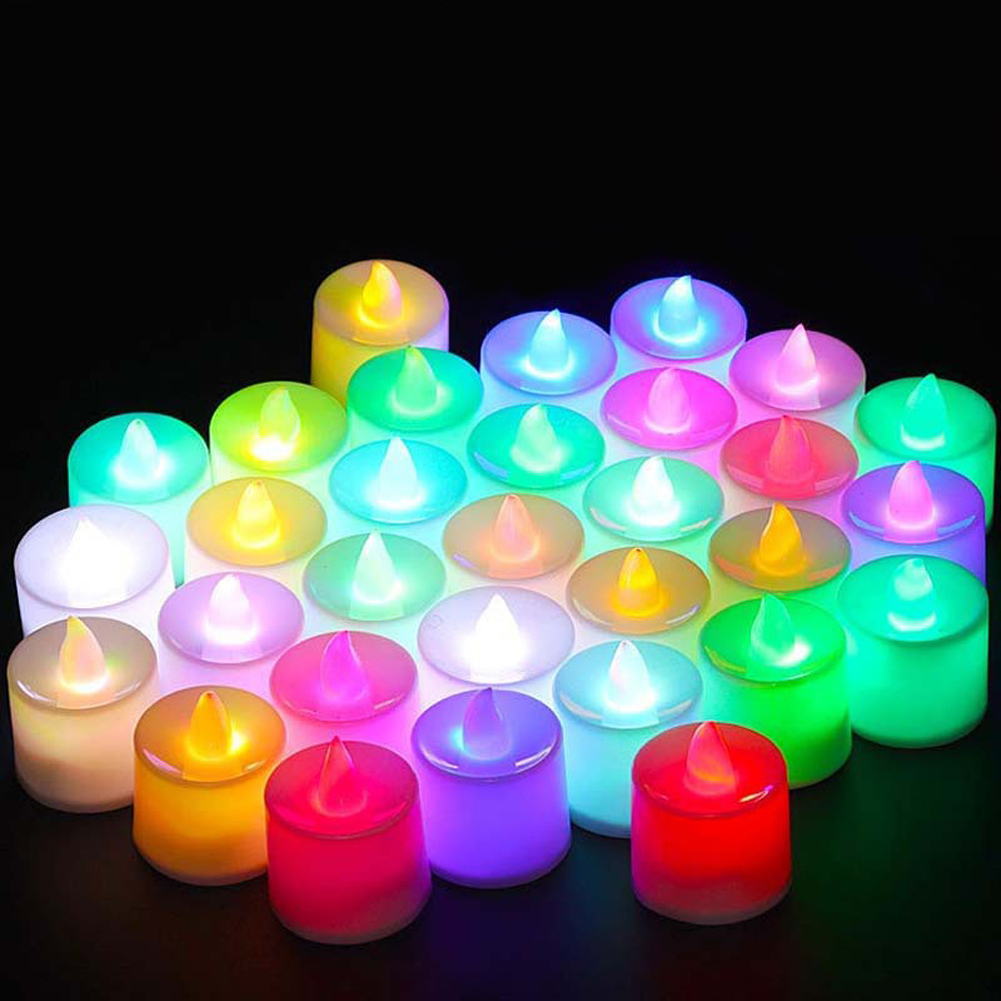 12pcs Mini LED Candle Lights,  - Home Decor White reseña y precio