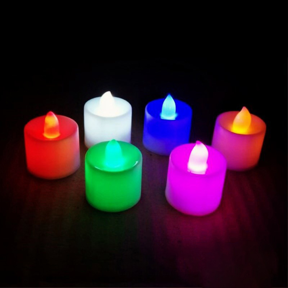 12pcs Mini LED Candle Lights,  - Home Decor White reseña y precio