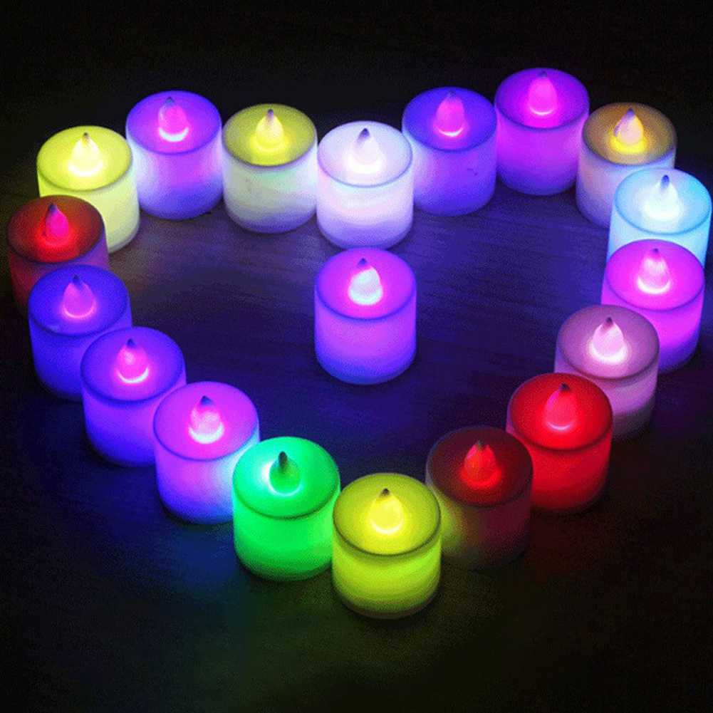 12pcs Mini LED Candle Lights,  - Home Decor White reseña y precio