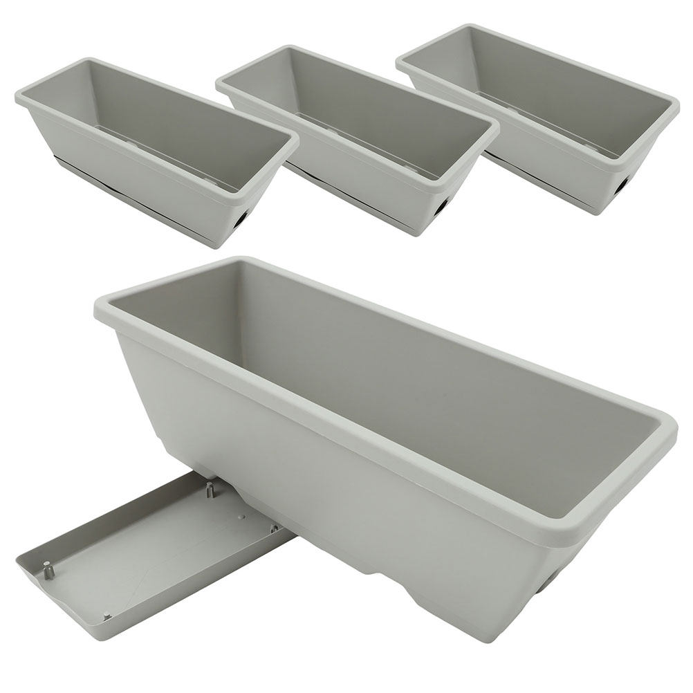 4Pcs Vegetable Planter Box Flo - Succulent Planter Pot reseña y precio