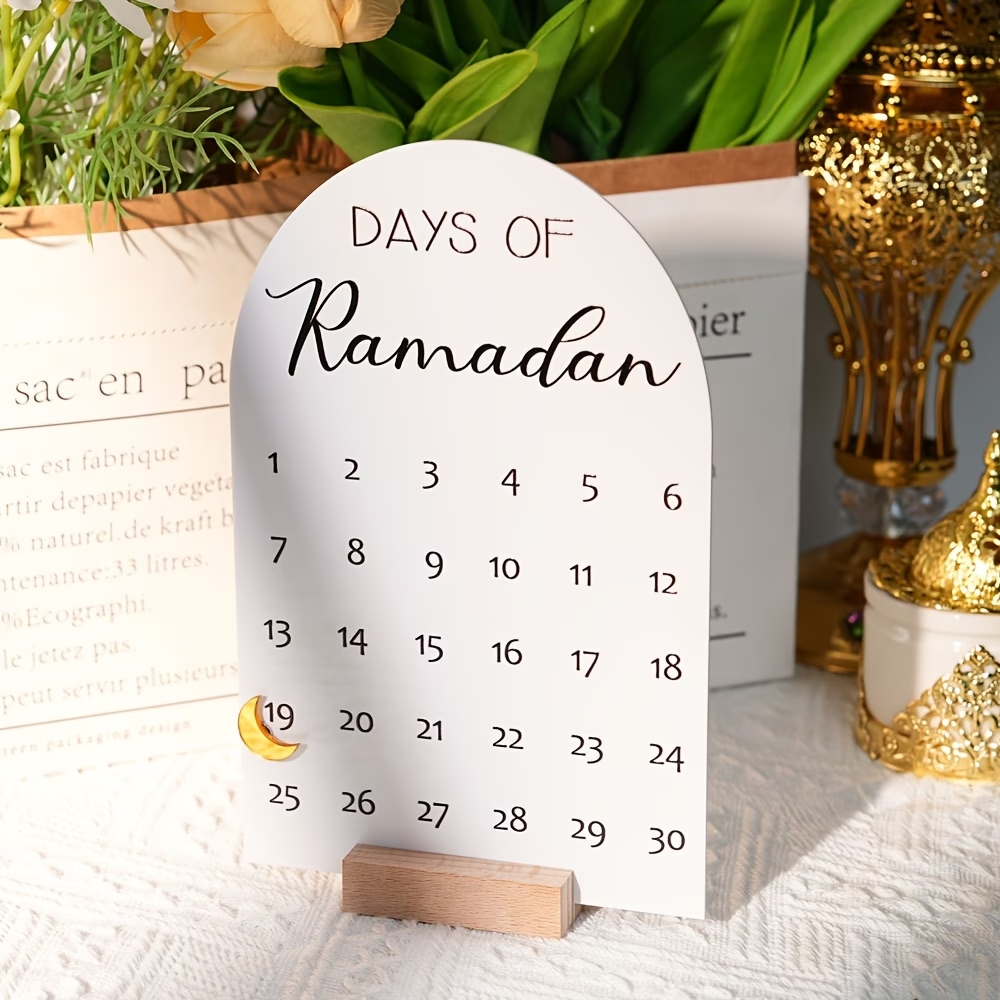 Acrylic Ramadan 30 Days Countd - Home Decor Ramadan reseña y precio