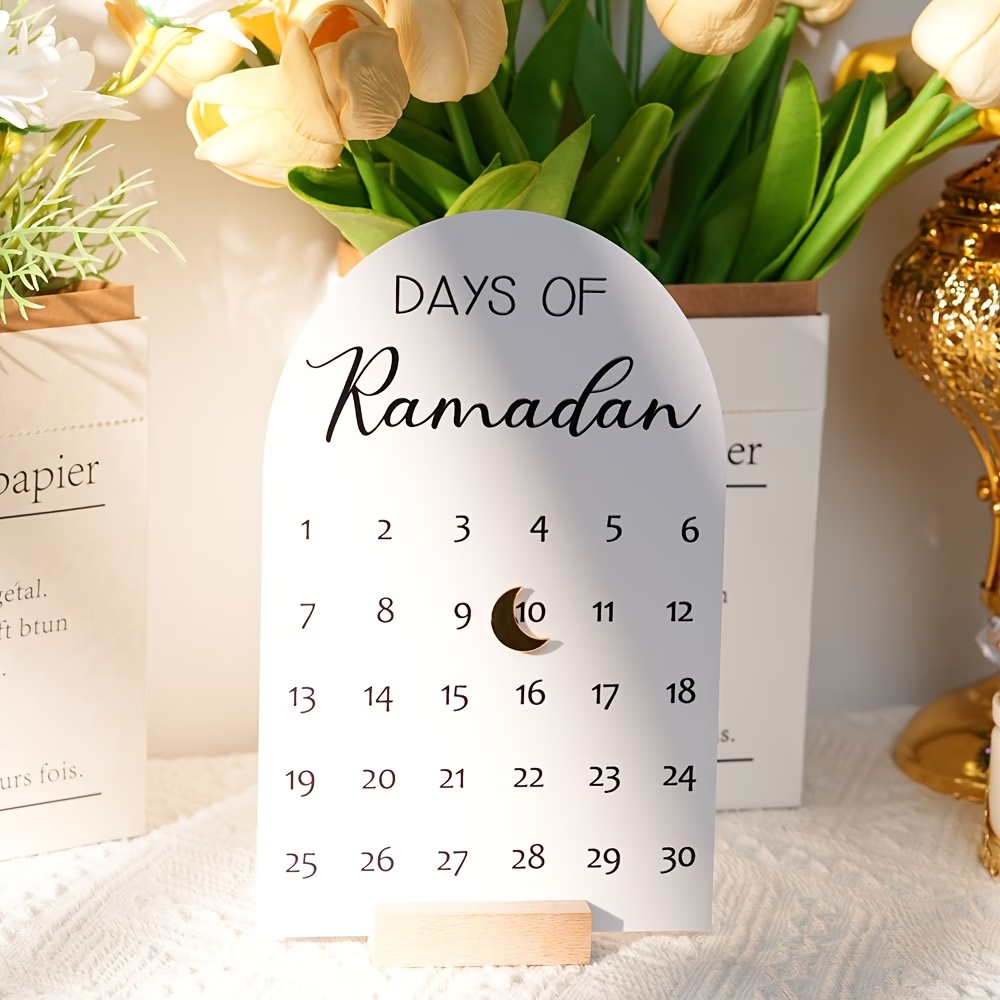 Acrylic Ramadan 30 Days Countd - Home Decor Ramadan reseña y precio