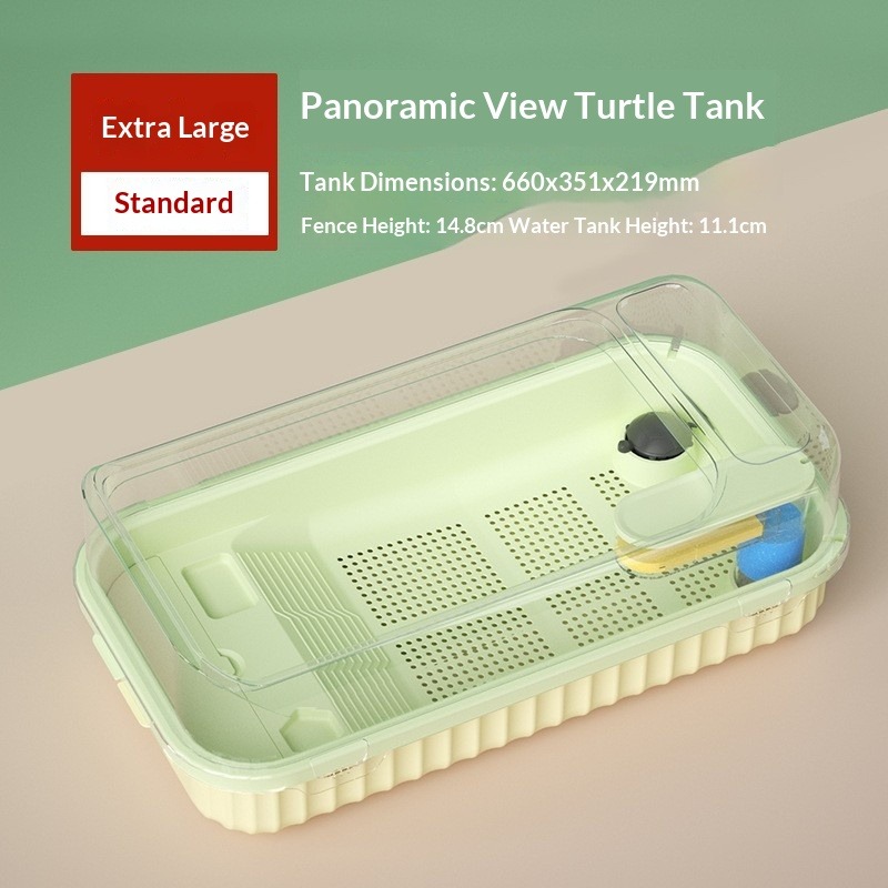 Turtle Aquarium Tank Fish Pet  - Home Decor Habitat reseña y precio