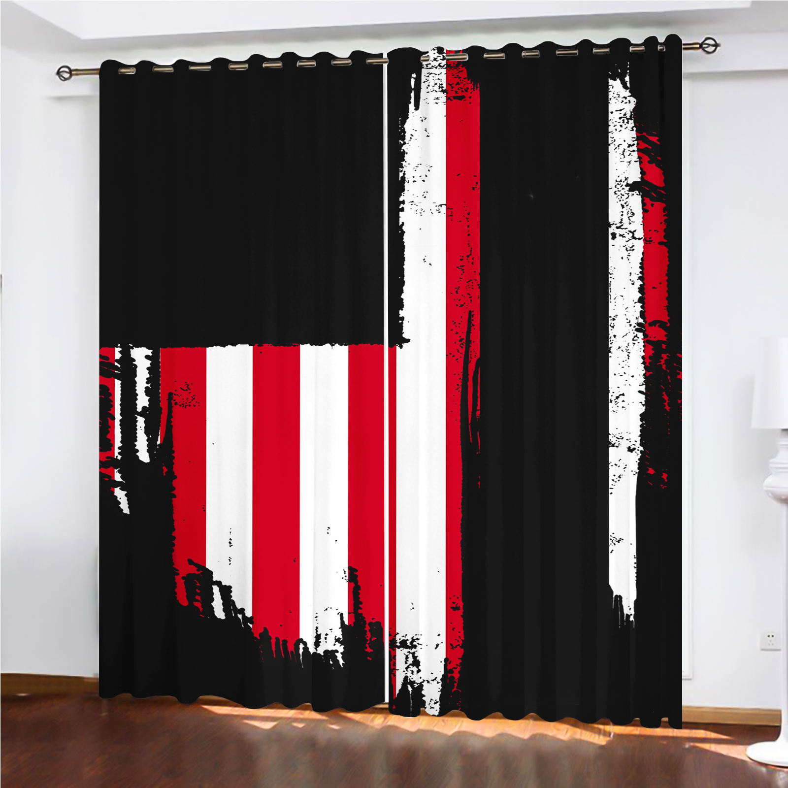America 250th Anniversary Curt - Home Decor Curtains reseña y precio
