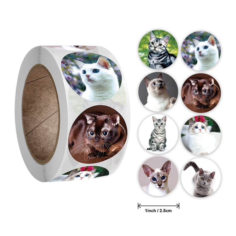 100-500pcs Lovely Cat stickers - Home Decor On Sale reseña y precio