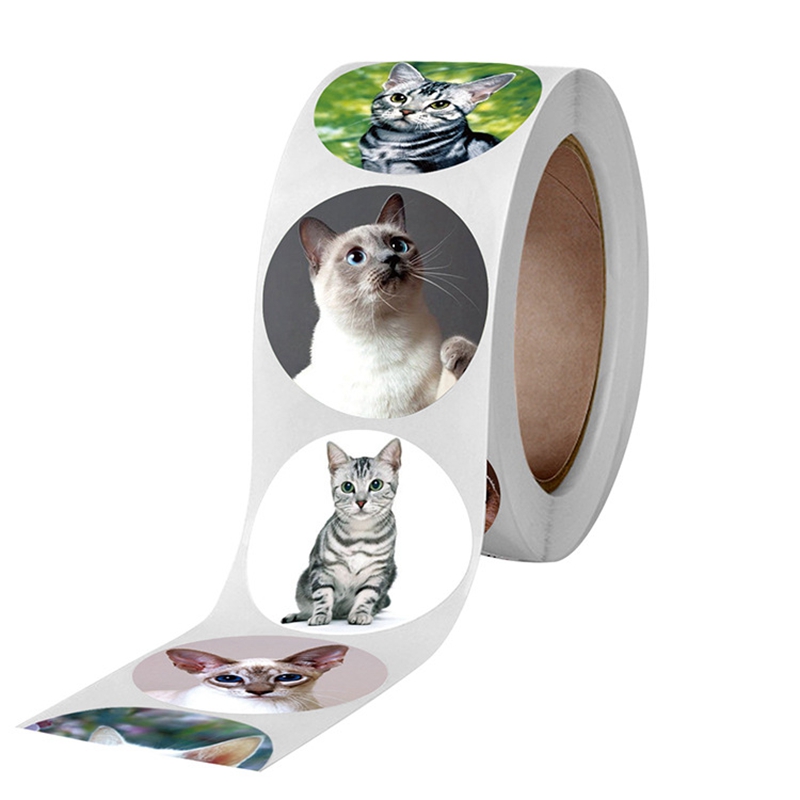 100-500pcs Lovely Cat stickers - Home Decor On Sale reseña y precio