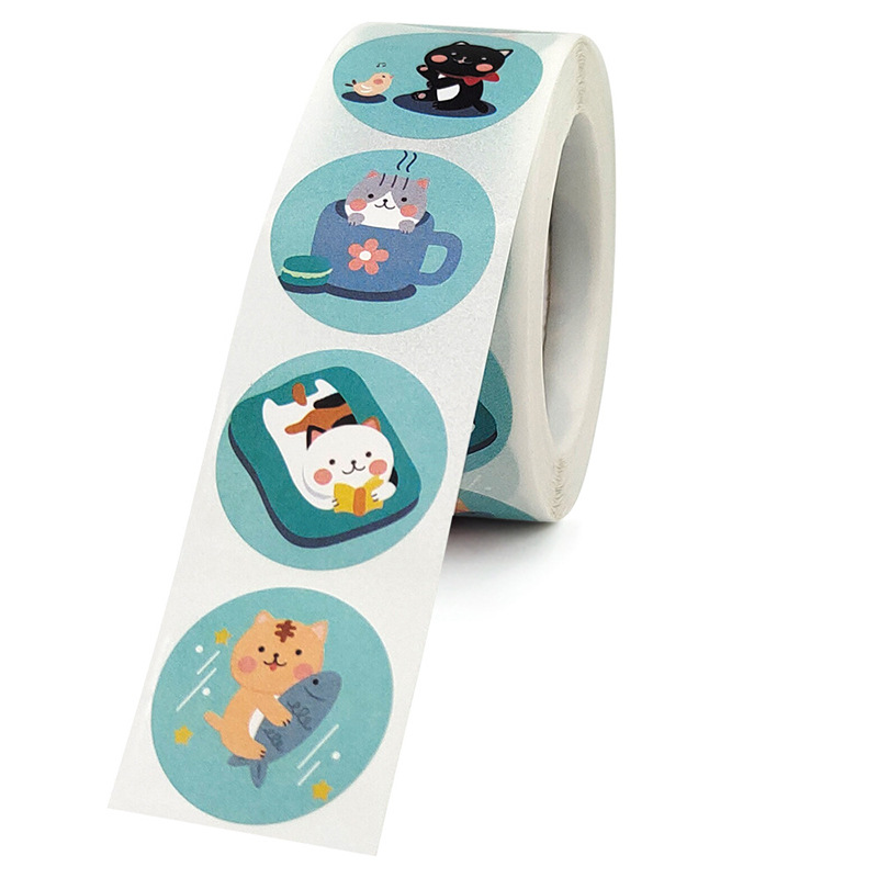 100-500pcs Lovely Cat stickers - Home Decor On Sale reseña y precio