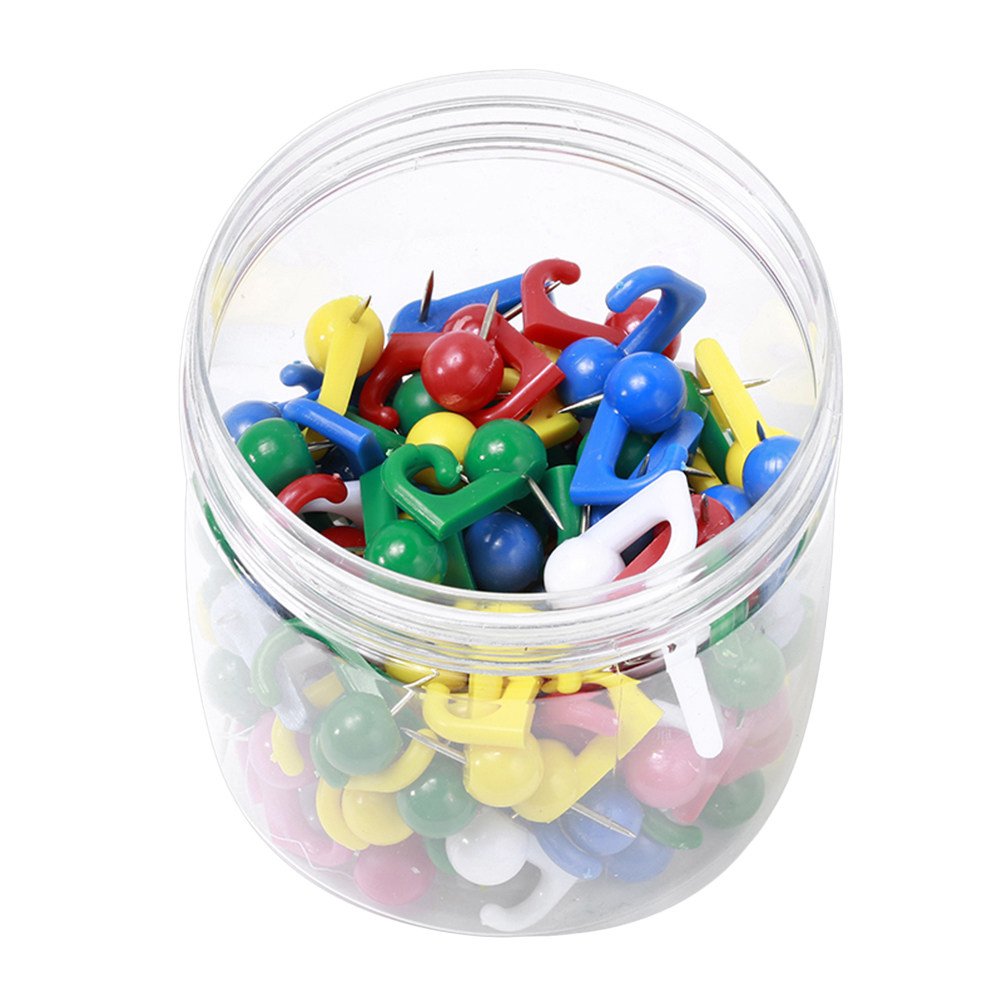 100Pcs Map Tack Colorful Plast - Home Decor Sofa reseña y precio