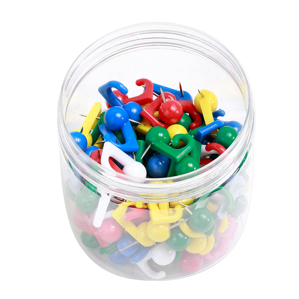 100Pcs Map Tack Colorful Plast - Home Decor Sofa reseña y precio