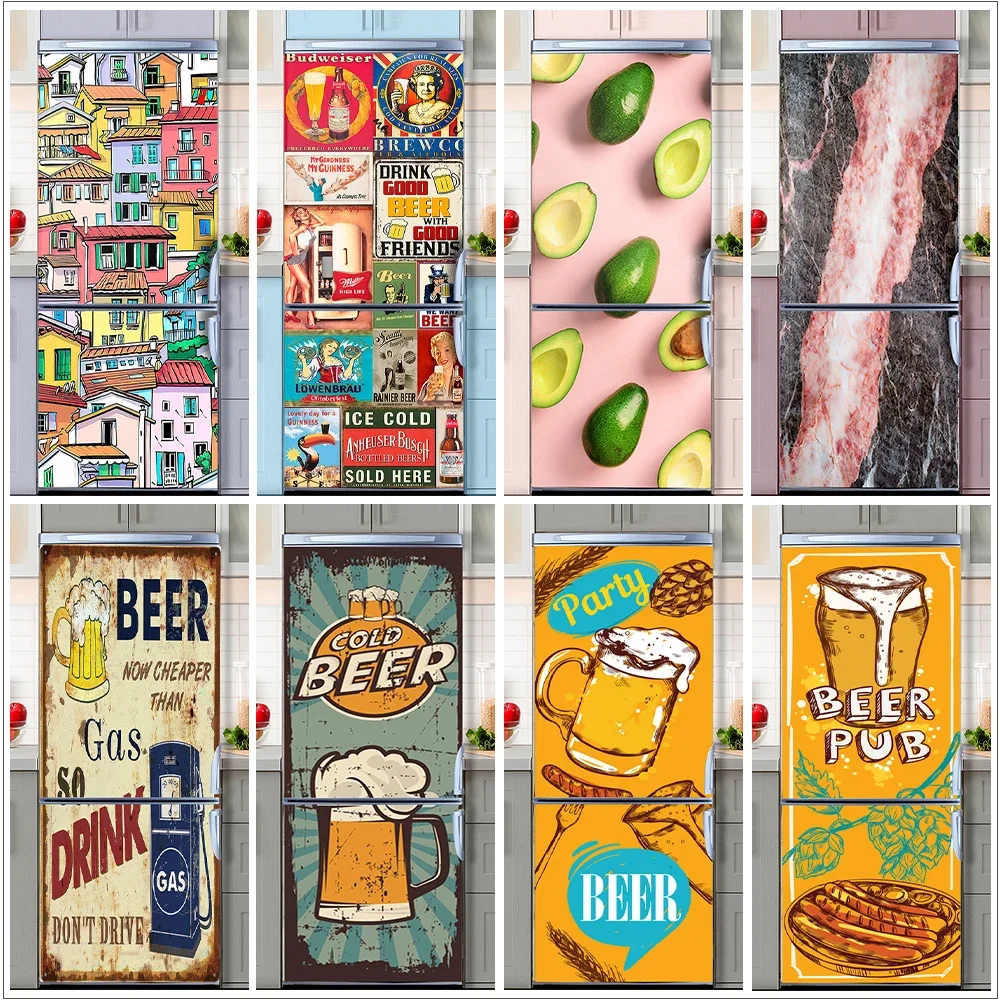 Retro Graffiti Fridge Door Mur - Home Decor On Sale reseña y precio