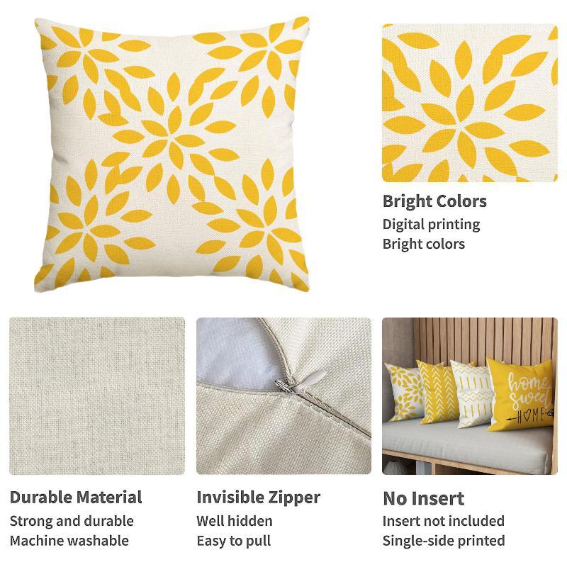Geometric Pattern Pillow Case  - Home Decor Sofa reseña y precio