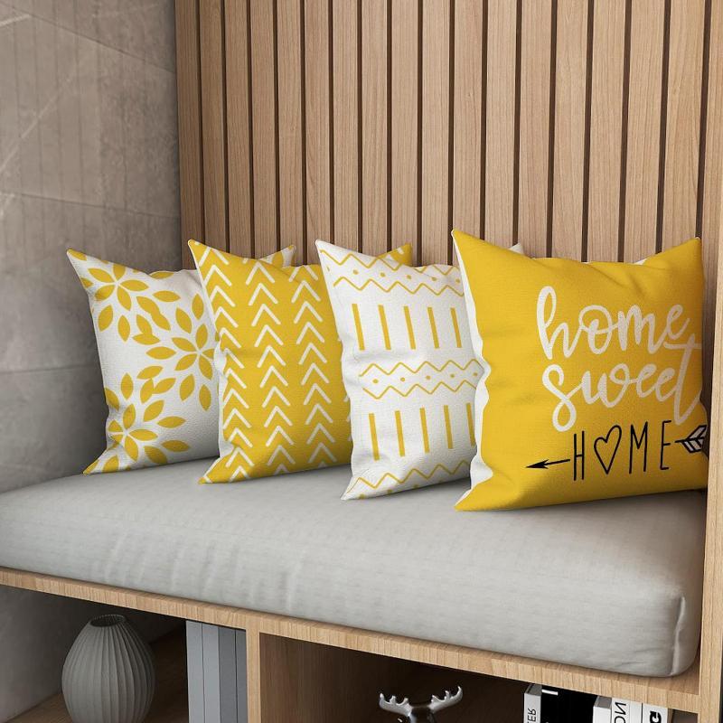 Geometric Pattern Pillow Case  - Home Decor Sofa reseña y precio