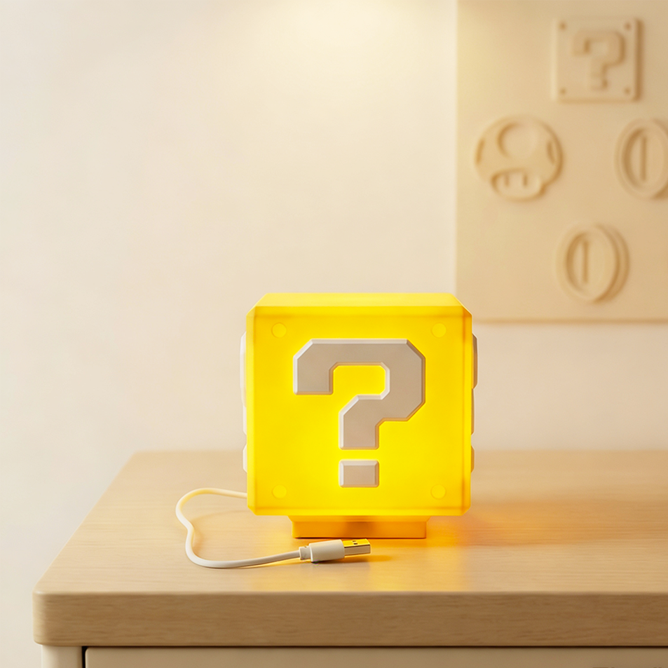 2026Question Block Lamp with S - Home Decor Online reseña y precio