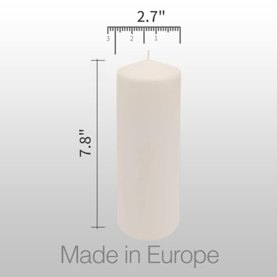 HomeLights Pillar Candles - 2. - Home Decor White reseña y precio
